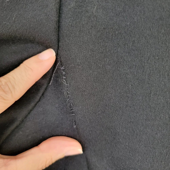 JoS. A. Bank Cashmere Modern Fit Blazer Coat Double Button Black Mens 48L - Picture 8 of 13